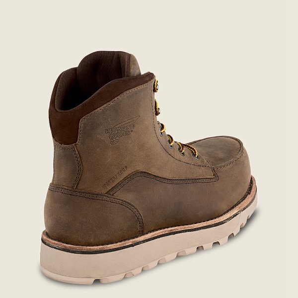 Botas de Seguridad Red Wing Hombre Kaki - Traction Tred Lite - 6-Inch Waterproof Toe - 472-LQTICZ